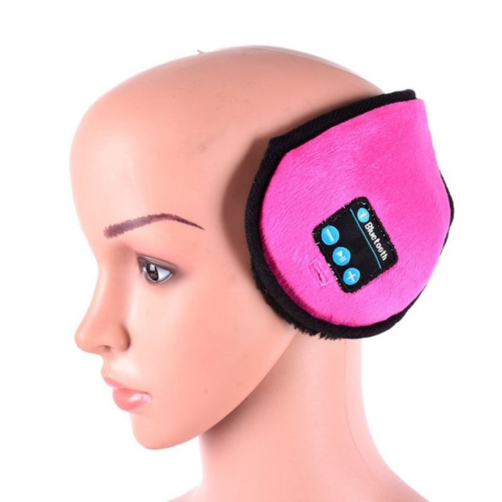 Bluetooth earmuffs with plush cover