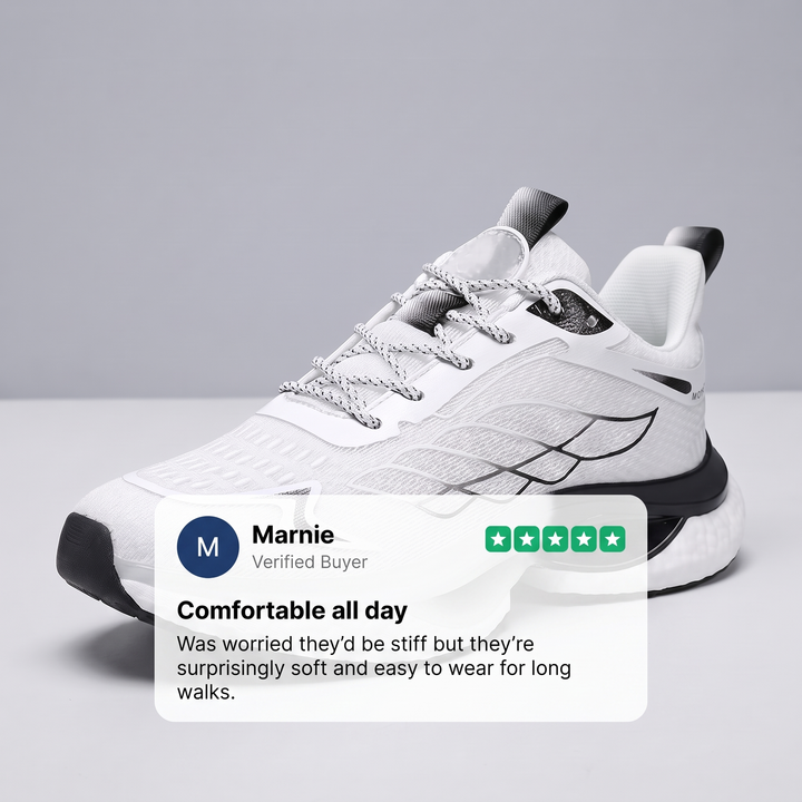 WIDE-TOE WALKING TRAINERS