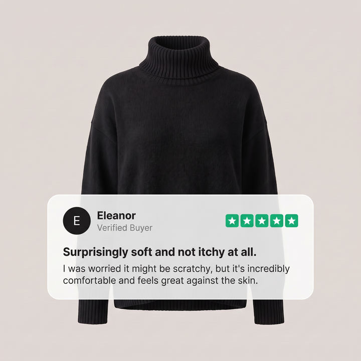AURORA CASHMERE TURTLENECK Jumper