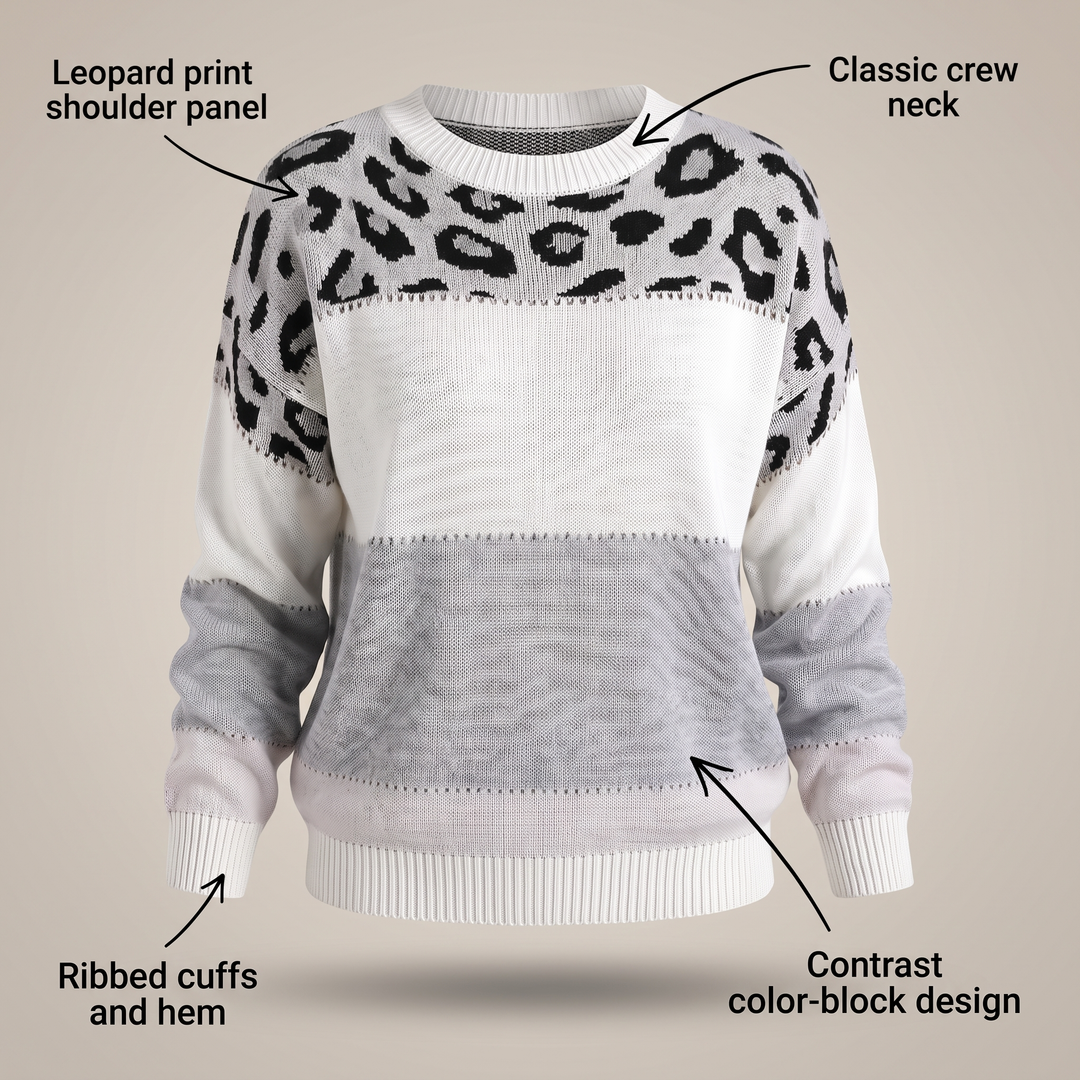 VELORA LEOPARD LUXE Jumper