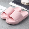 Thick soled cloud slides in pink