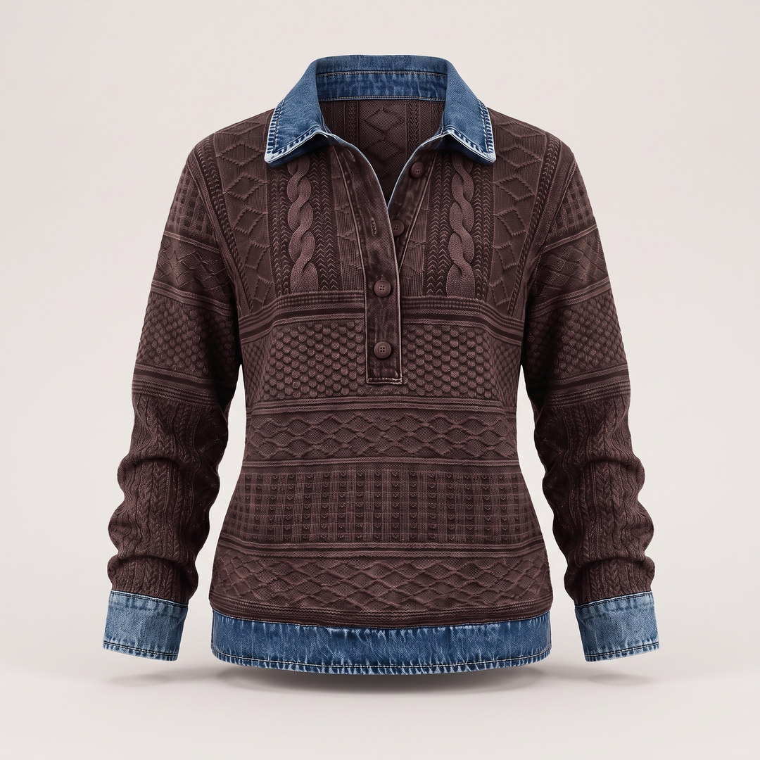 NIVELLE MODERN HALF-BUTTON Jumper