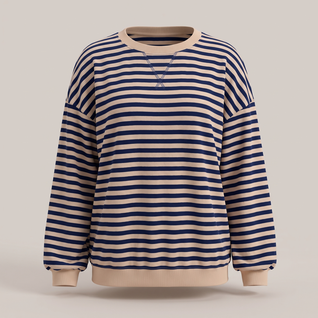ELARA STRIPED PULLOVER