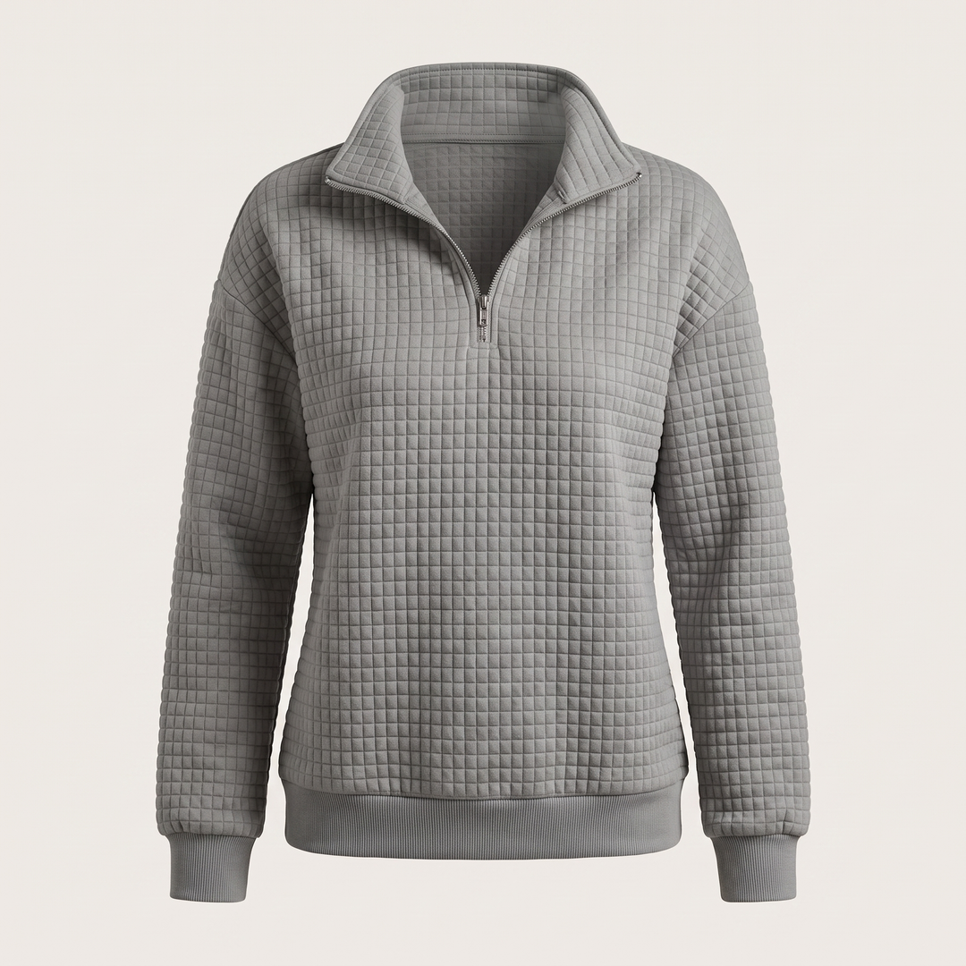 ROSALIE TEXTURED ZIP Jumper
