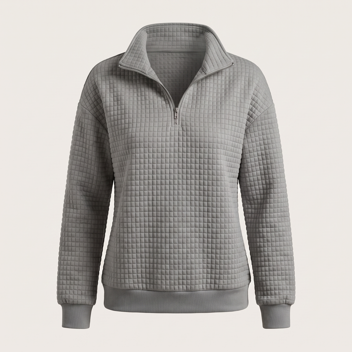 ROSALIE TEXTURED ZIP Jumper