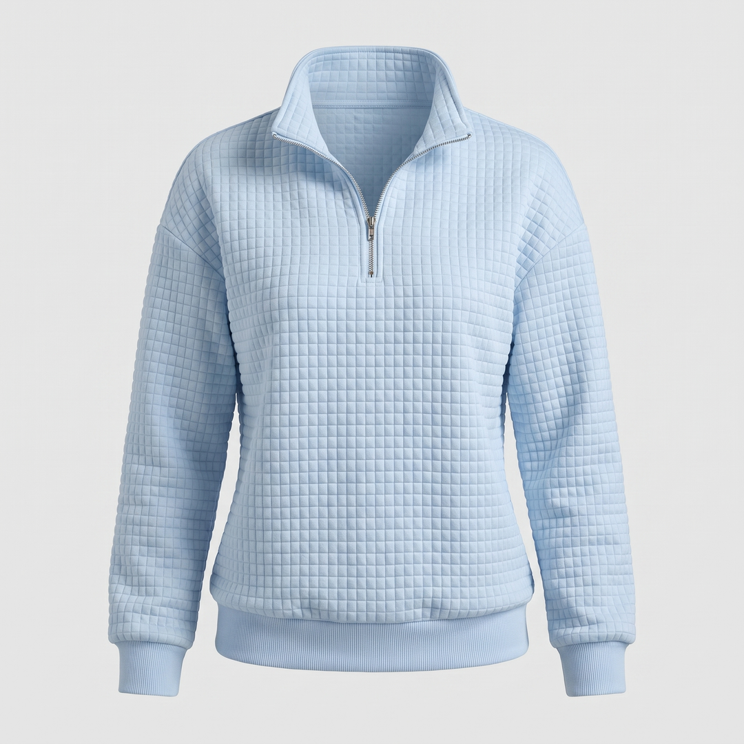 ROSALIE TEXTURED ZIP Jumper