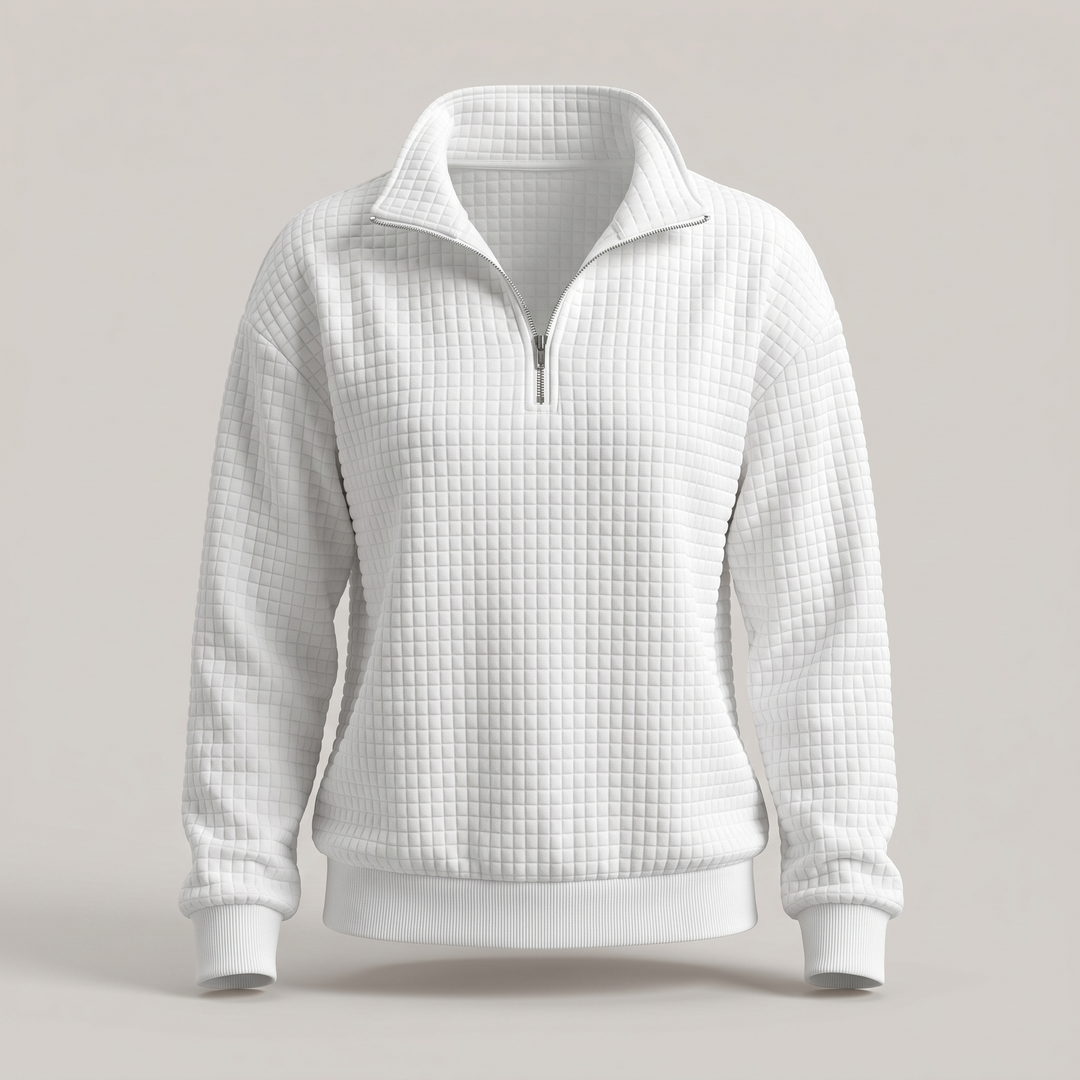 ROSALIE TEXTURED ZIP Jumper