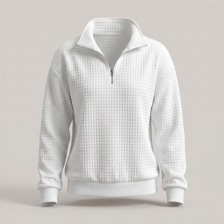 ROSALIE TEXTURED ZIP Jumper