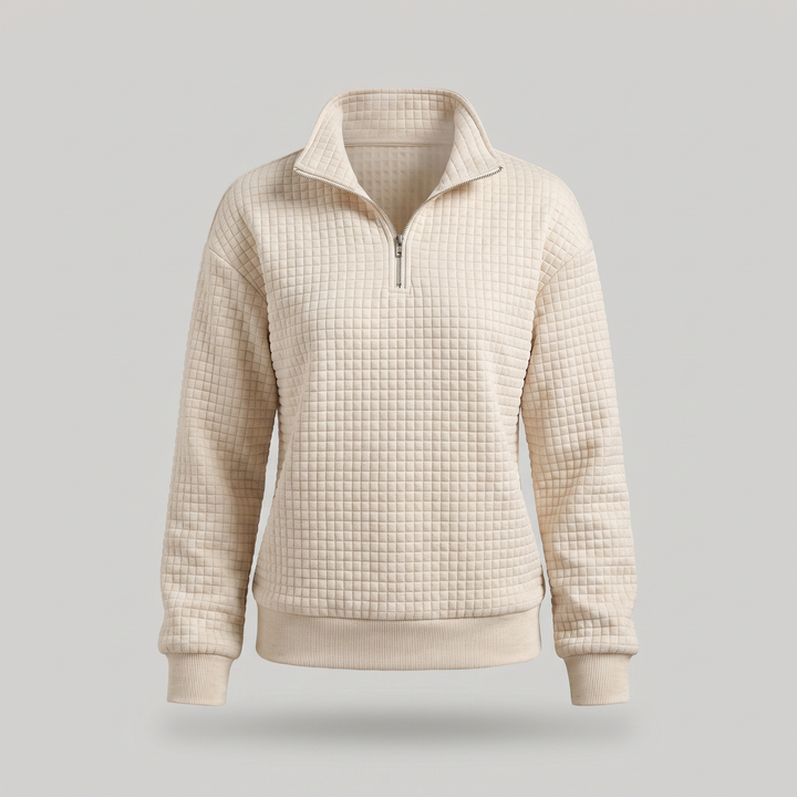 ROSALIE TEXTURED ZIP Jumper
