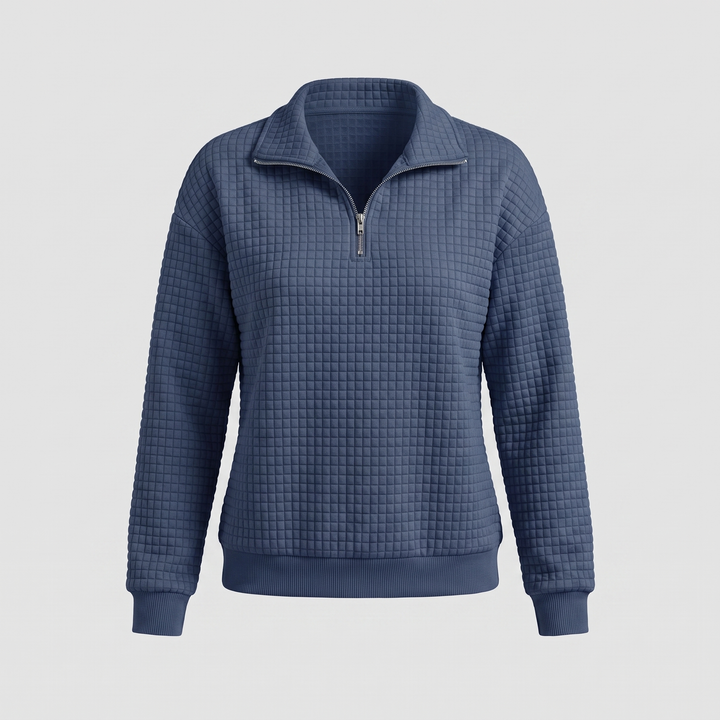 ROSALIE TEXTURED ZIP Jumper