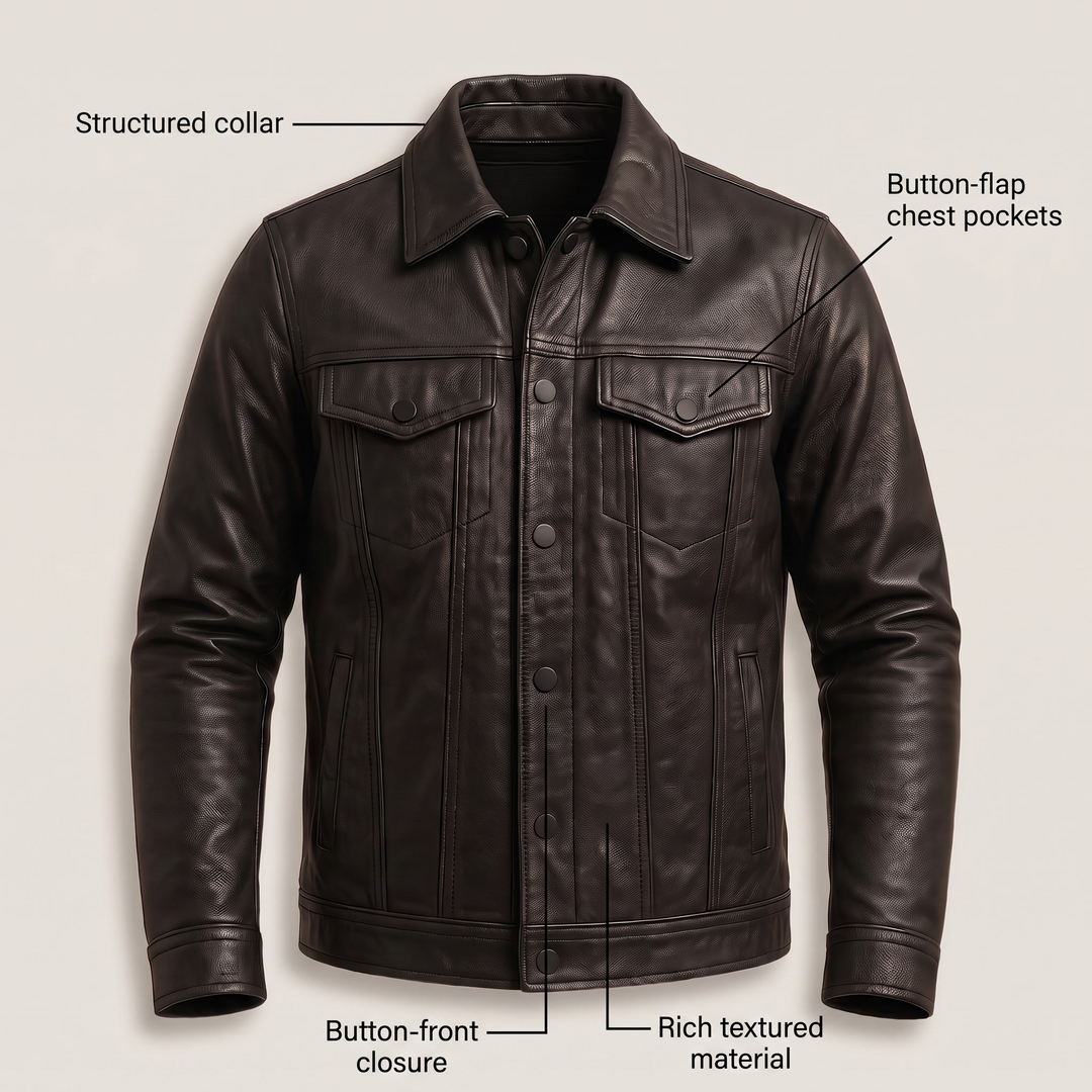 SIGNATURE LEATHER RIDER JACKET