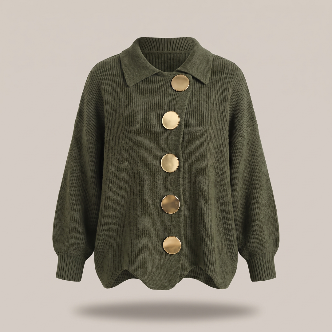 REFINED LAYER KNIT CARDIGAN