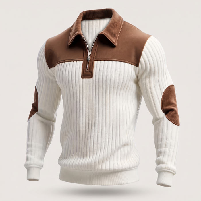 HERITAGE HALF ZIP KNIT JUMPER