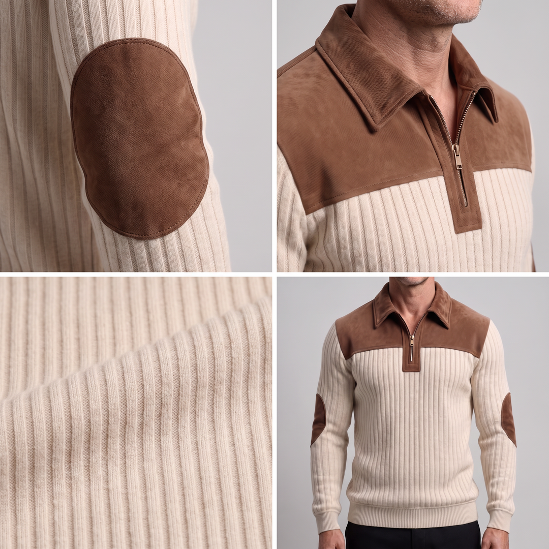 HERITAGE HALF ZIP KNIT JUMPER