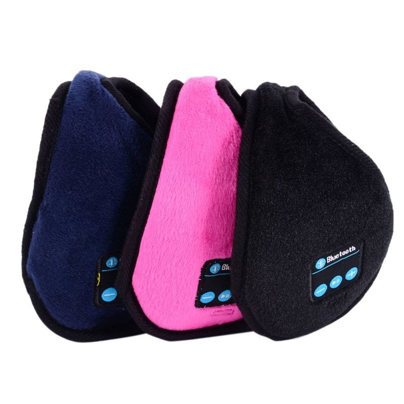Bluetooth earmuffs with plush cover