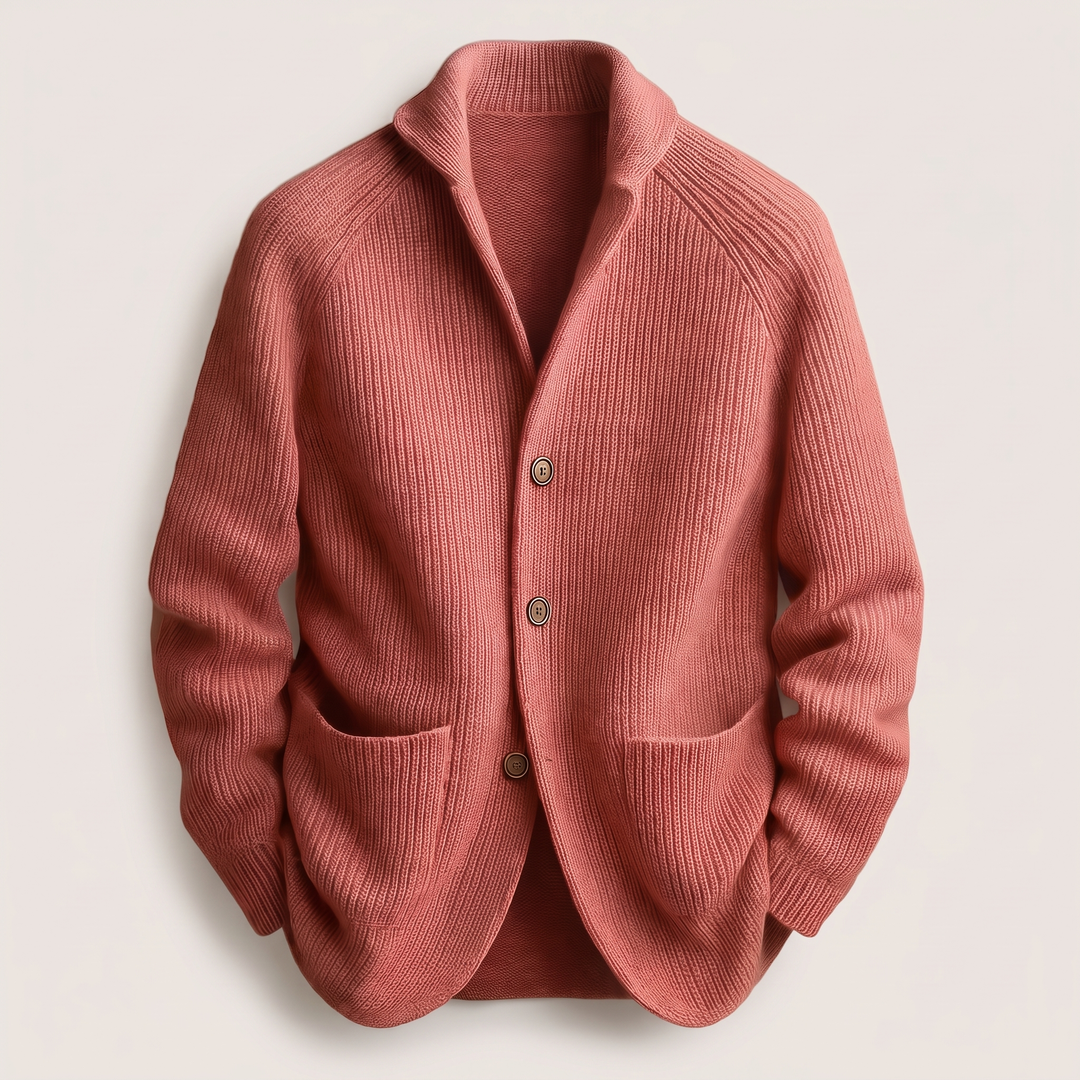 REFINED RIBBED KNIT BLAZER