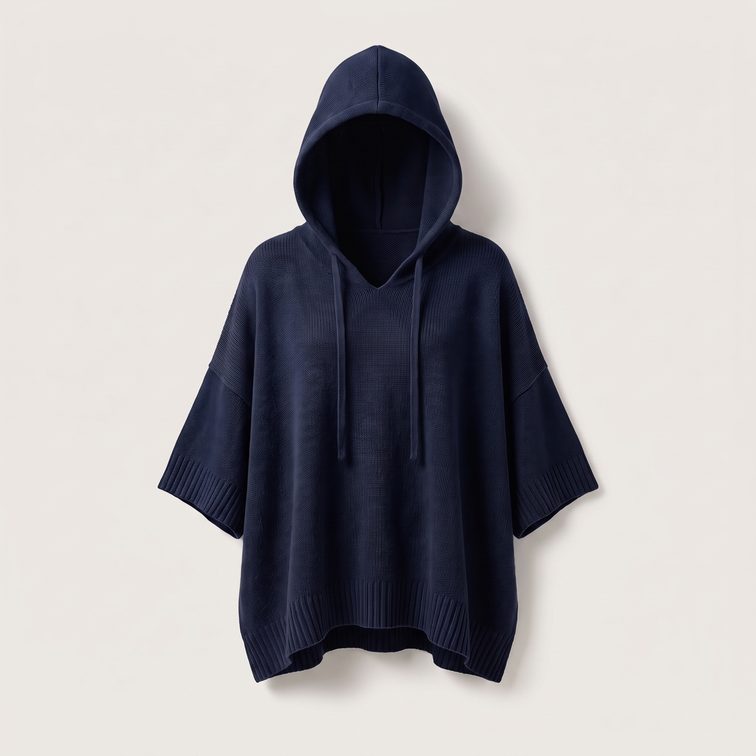 SOFT DRAPE HOODED JUMPER