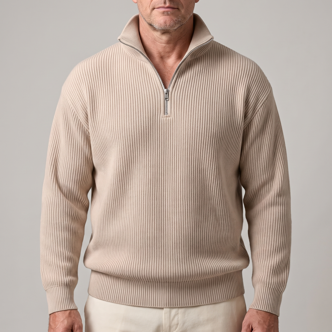 SMART CASUAL RIBBED JUMPER