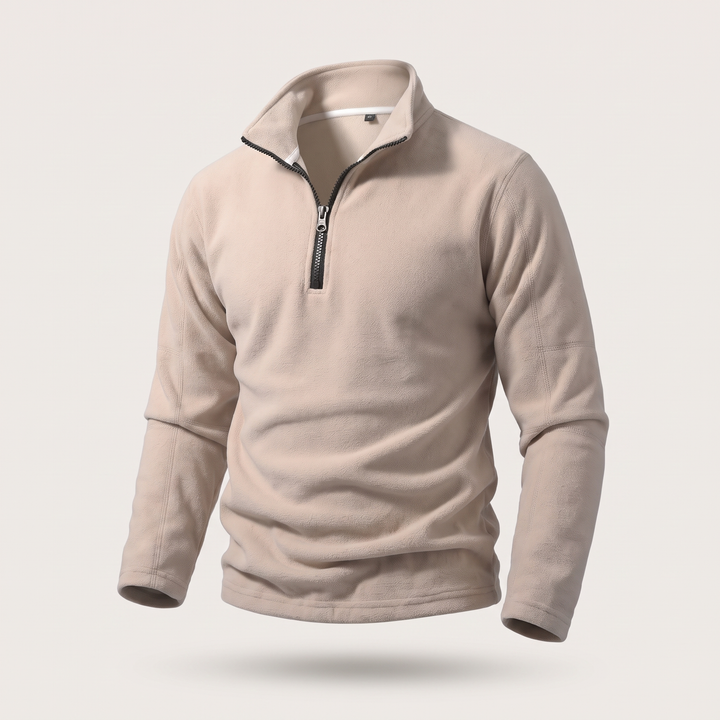 SMART STAND COLLAR SWEATSHIRT
