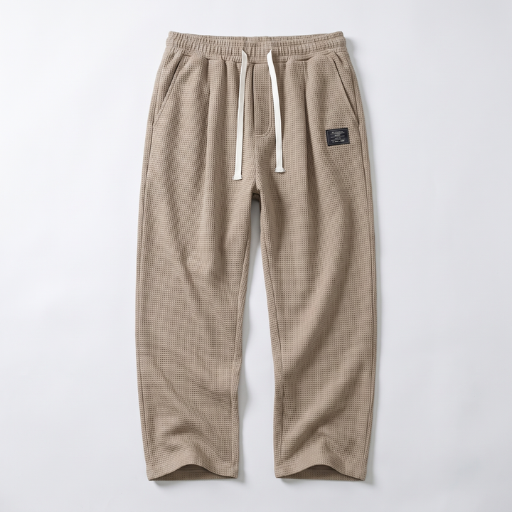 TEXTURED RELAXED FIT TROUSERS