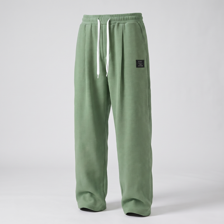TEXTURED RELAXED FIT TROUSERS