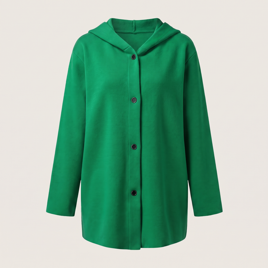 CLASSIC HOODED BUTTON COAT