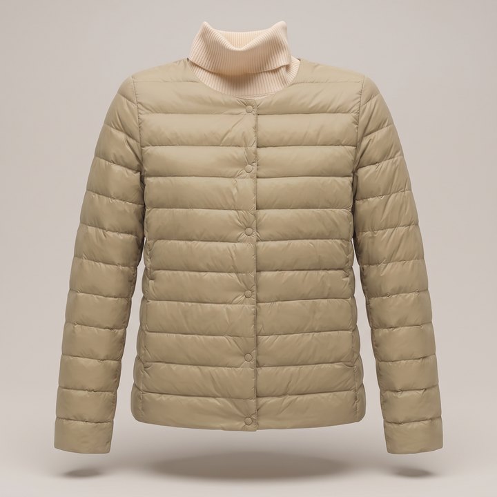 LIGHTWEIGHT QUILTED PUFFER JACKET