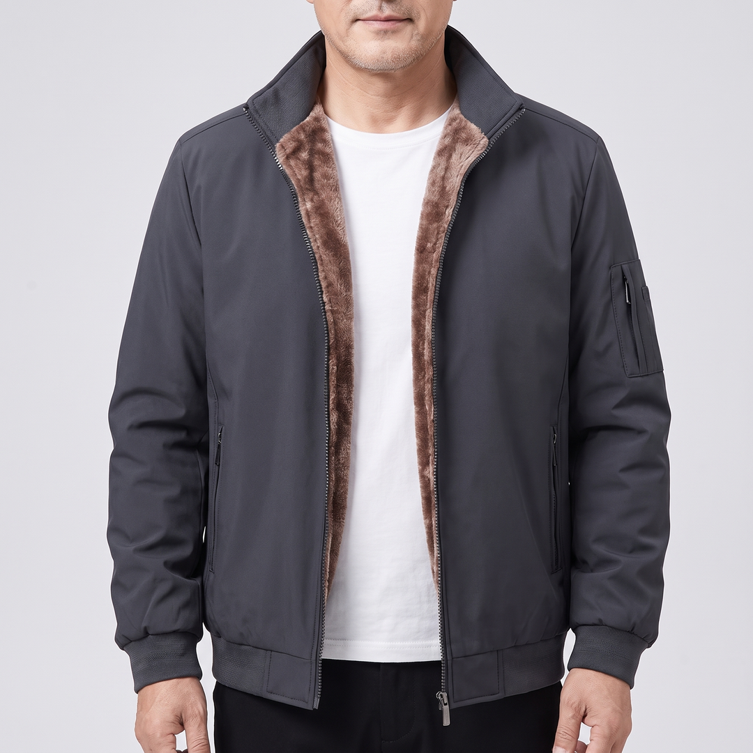 CLASSIC QUILTED BOMBER JACKET