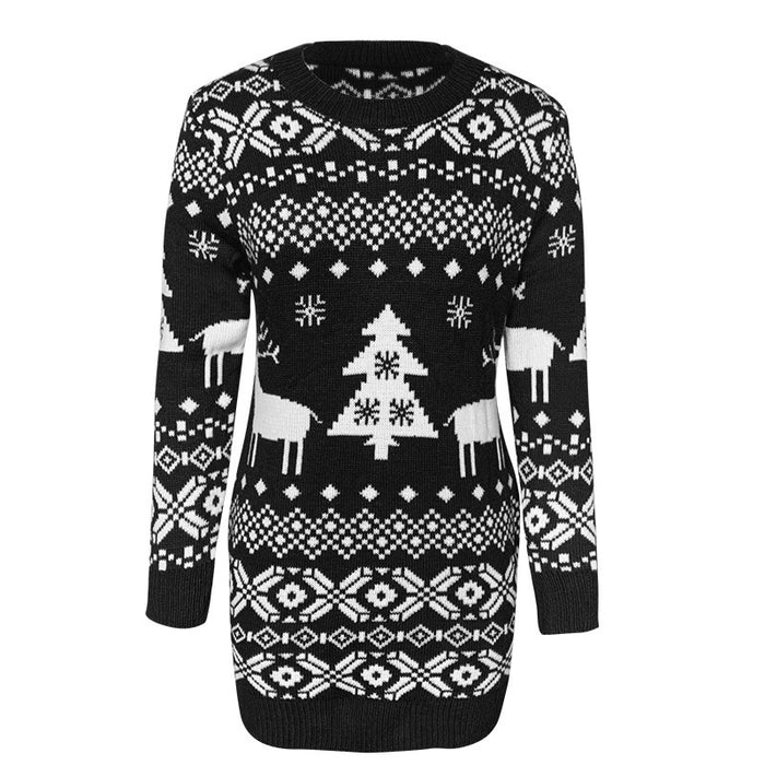 Millie | Christmas jacquard jumper with reindeer