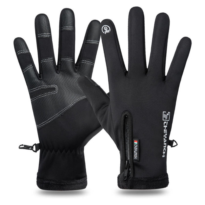 Phoebe | Waterproof Touchscreen Winter Gloves with Zip Pocket