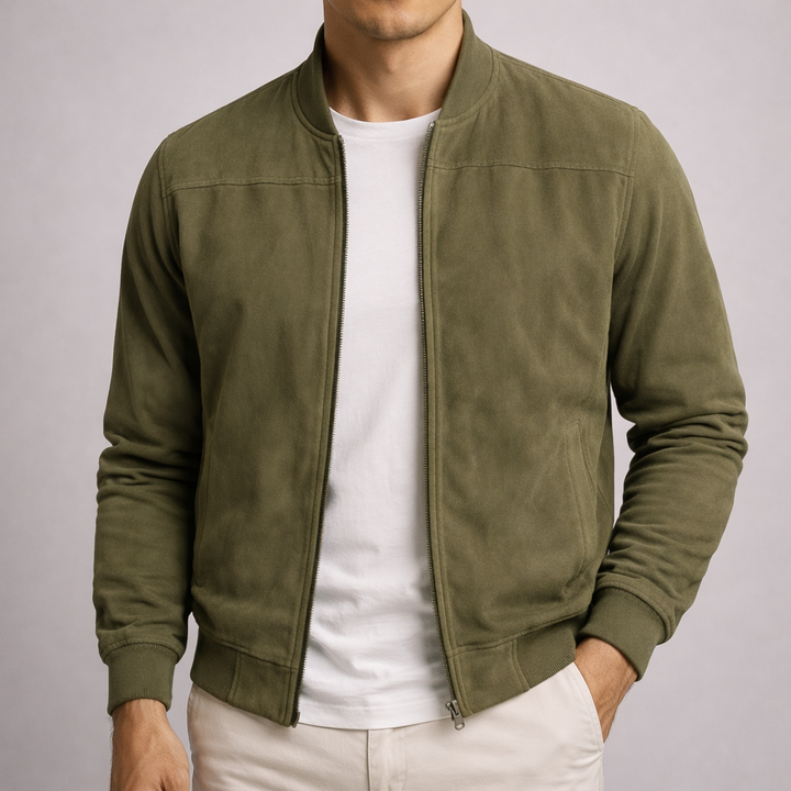 HARRISON SUEDE BOMBER