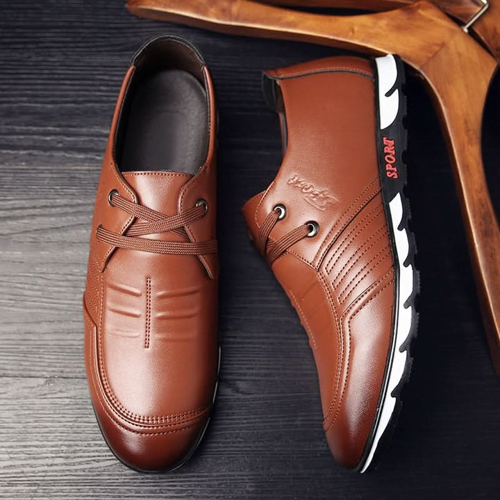PETERSEN LEATHER TRAINERS