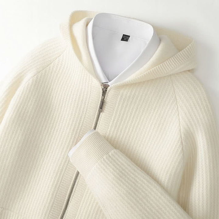 SORRENTO CASHMERE ZIP HOODIE