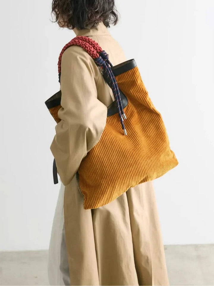 HARRISON CORDUROY TOTE
