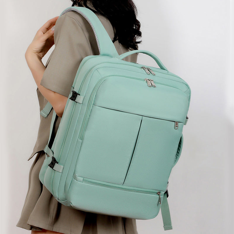 Large travel backpack with laptop compartment