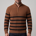 BLACKWELL STRIPE ZIP Jumper