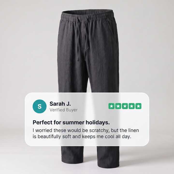 CASA LINEN TrouserS