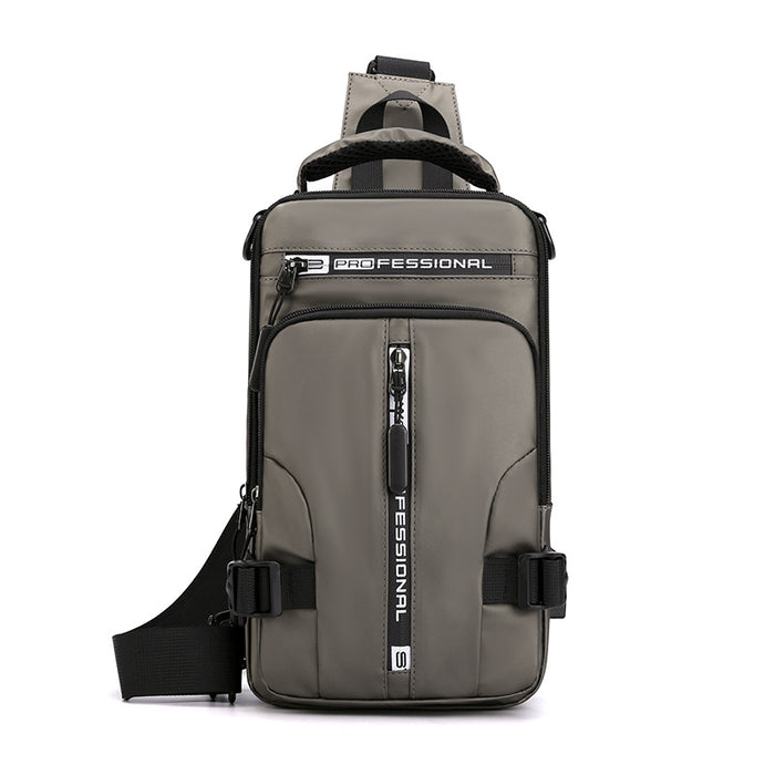 Theo | Men's sling chest bag with tablet space and many pockets
