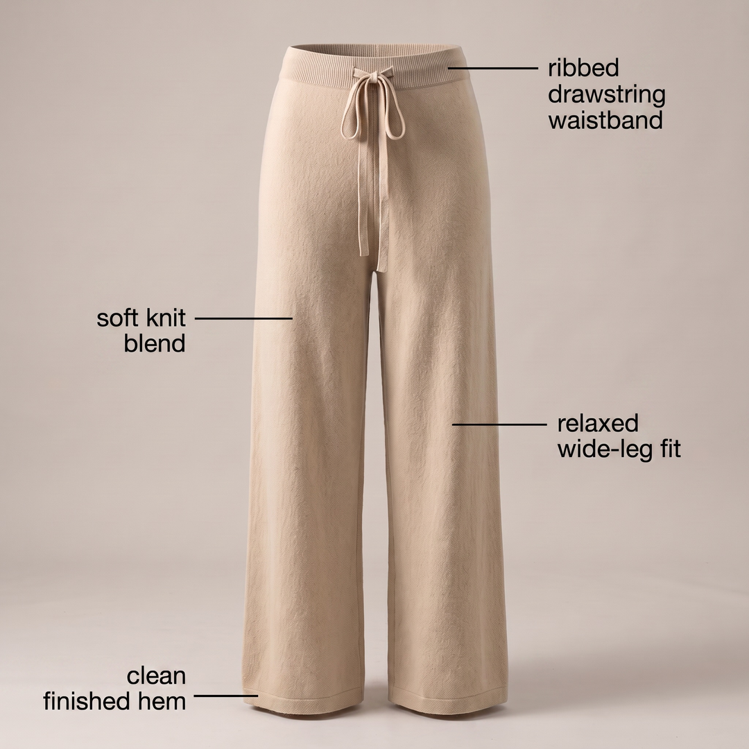 CHLOÉ ROUSSEAU LIGHT KNIT TrouserS