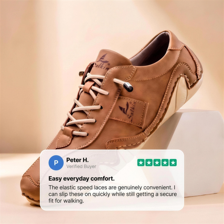 REDBOURNE LEATHER TRAINERS