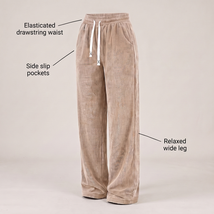 ELEGANT CORDUROY WALKING TROUSERS