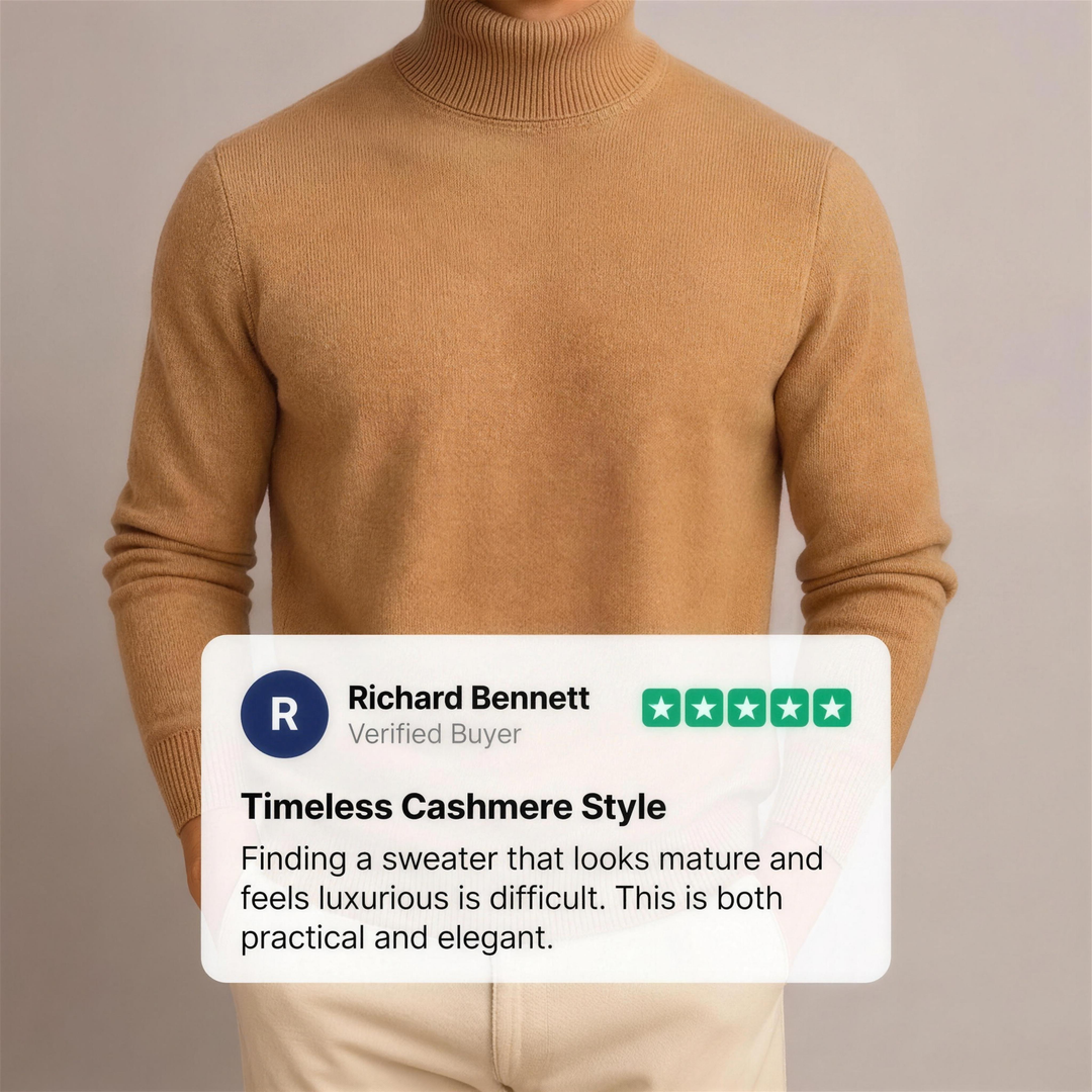 CARRINGTON CASHMERE TURTLENECK