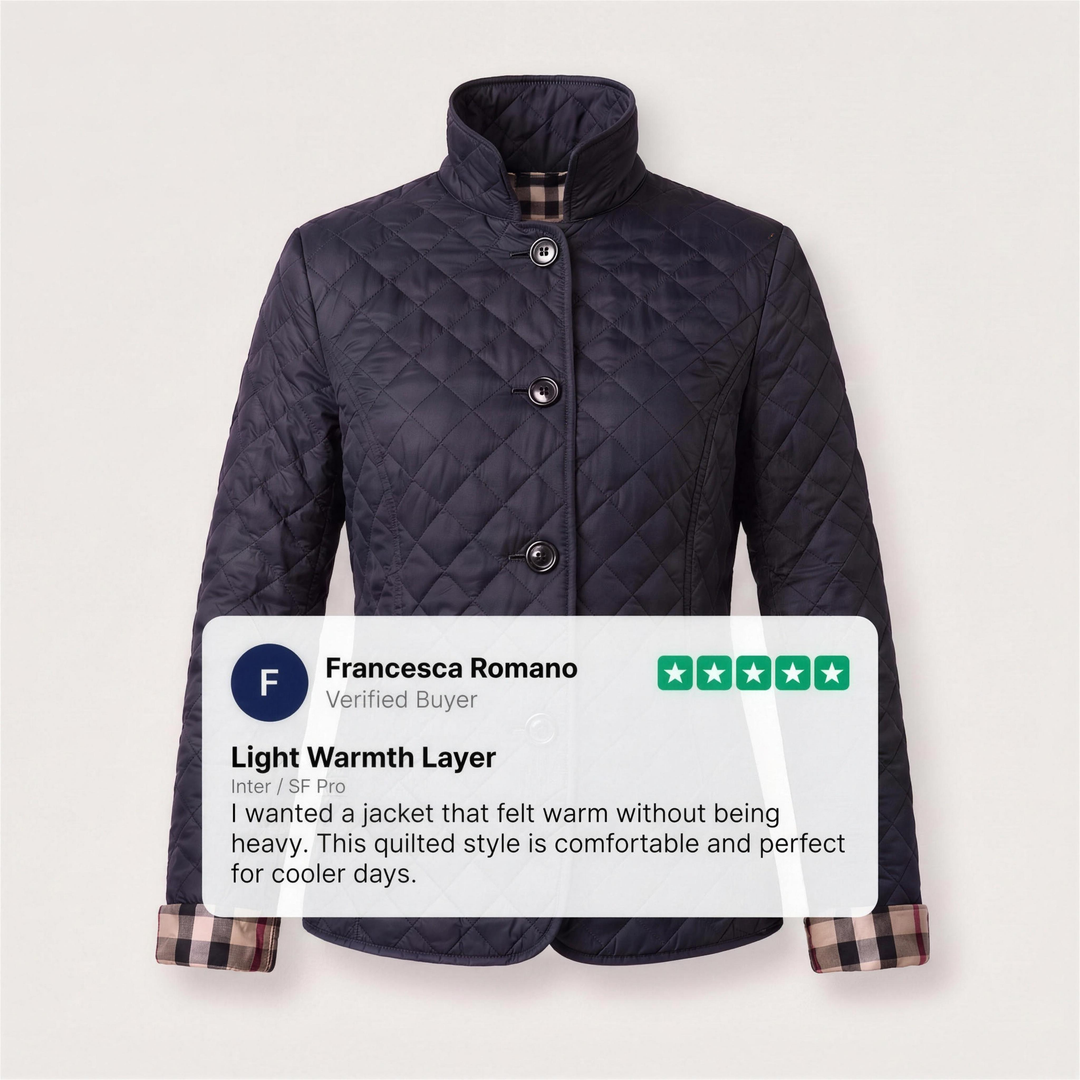 TIMELESS QUILTED COMFORT JACKET