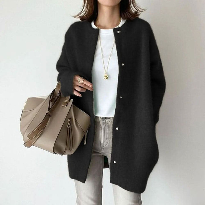 VANNA™ ELEGANT BUTTONED KNIT JACKET
