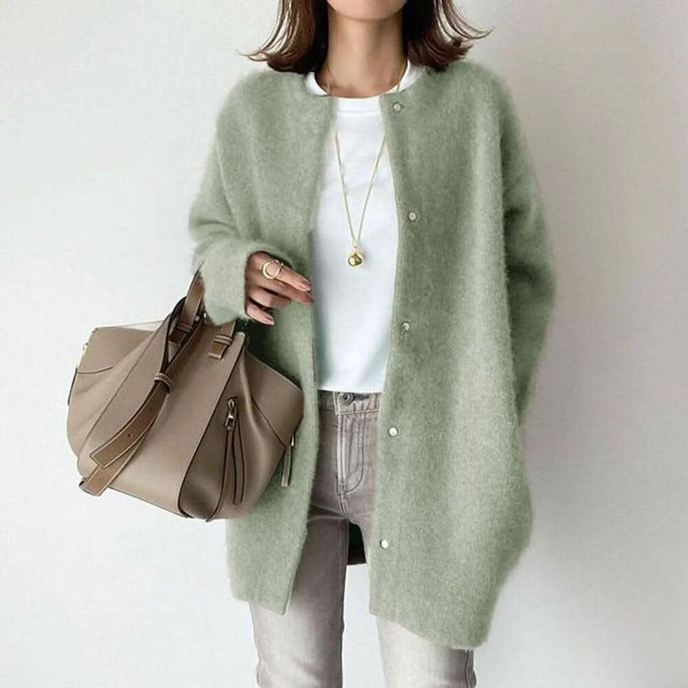 VANNA™ ELEGANT BUTTONED KNIT JACKET