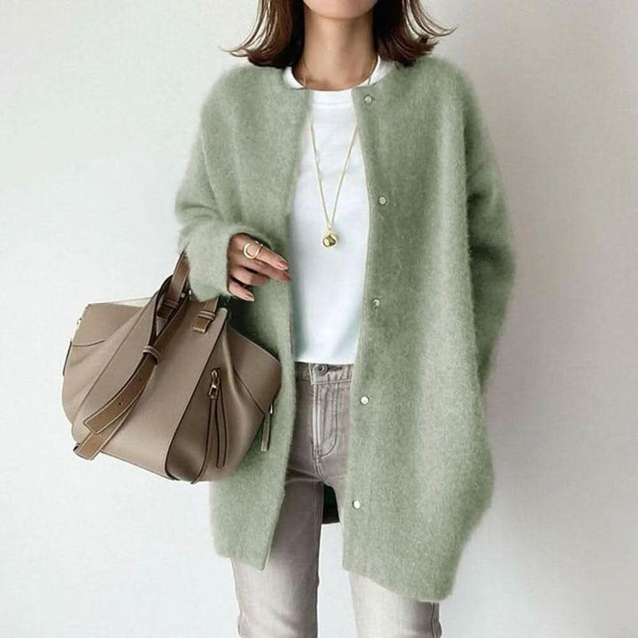 VANNA™ ELEGANT BUTTONED KNIT JACKET