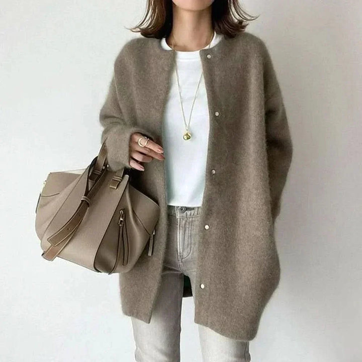 VANNA™ ELEGANT BUTTONED KNIT JACKET