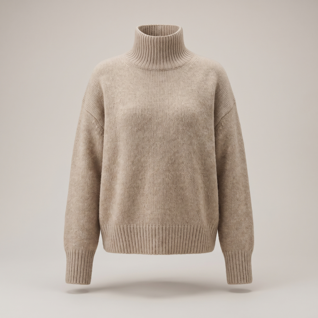 ISABELLA CASHMERE HIGH-NECK Jumper