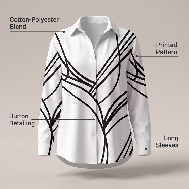 LIVIA VINTAGE CASUAL BLOUSE
