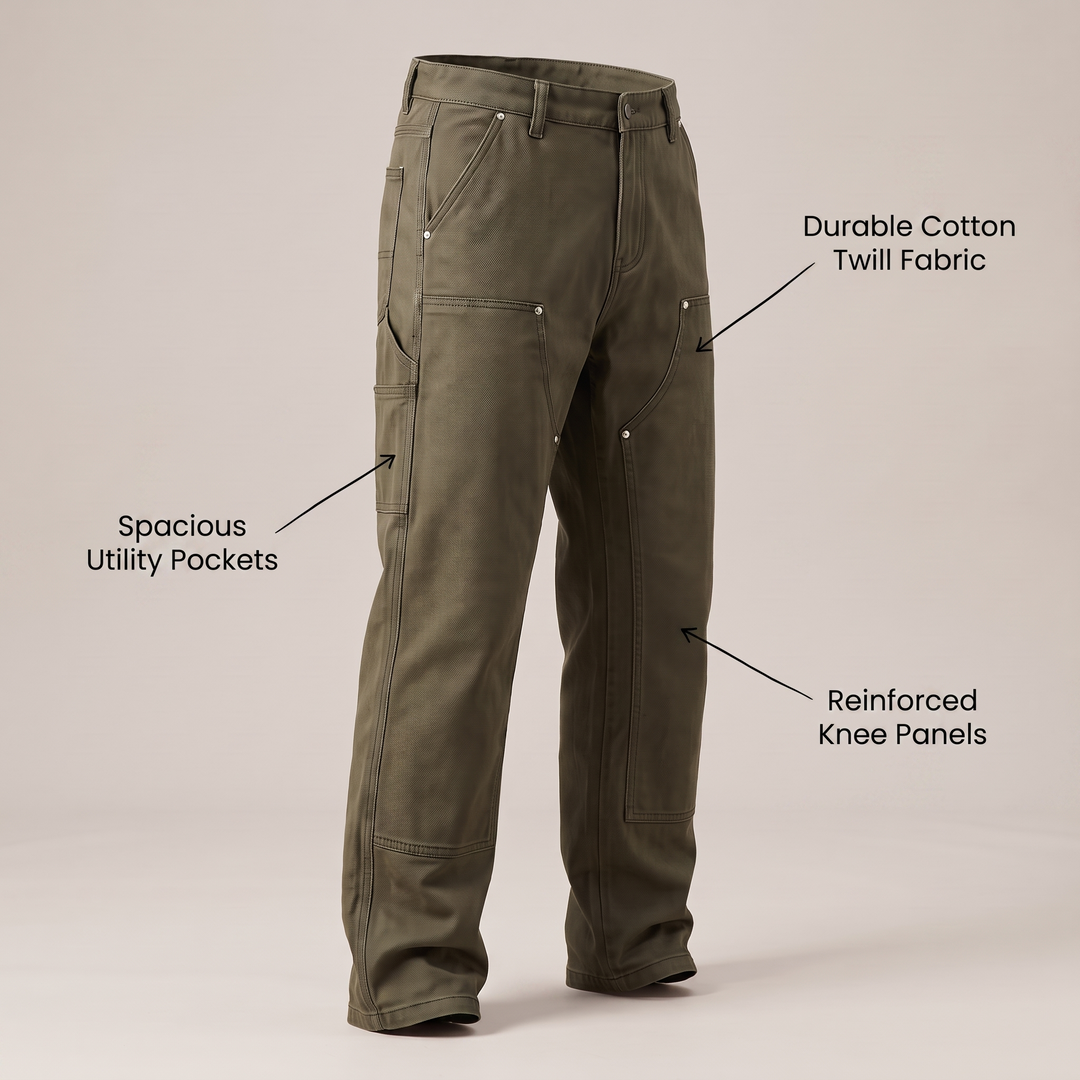 RUGGED WORKWEAR STRAIGHT-LEG UTILITY TrouserS
